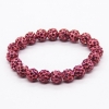 Bracelet style Shambala - rose fushia