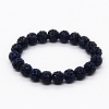 Bracelet style Shambala - bleu marine