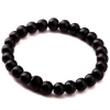 Bracelet perles en bois - noir