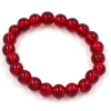 Bracelet pierre de cristal - rouge