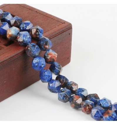 Perles Damas - bleu nuit - Bracelet sur mesure