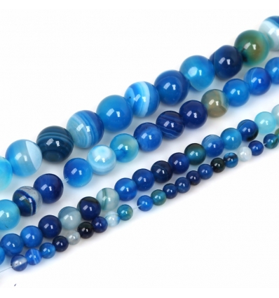 Perles Istanbul - bleu - Bracelet sur mesure