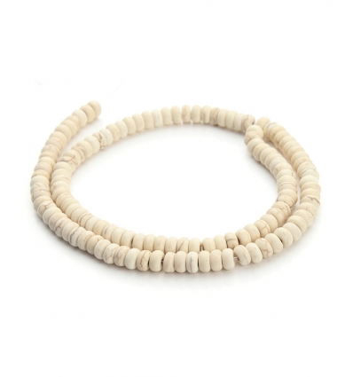 Perles Kuzco - blanc cassé - Bracelet sur mesure