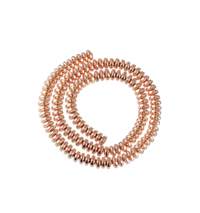 Perles Tripoli - champagne - Bracelet sur mesure
