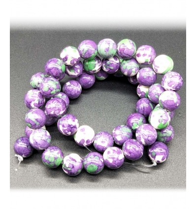Perles Tataouine - violet - Bracelet sur mesure