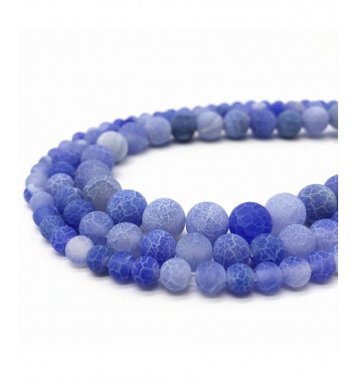 Perles Moroni - bleu - Bracelet sur mesure