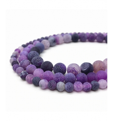 Perles Moroni - violet - Bracelet sur mesure
